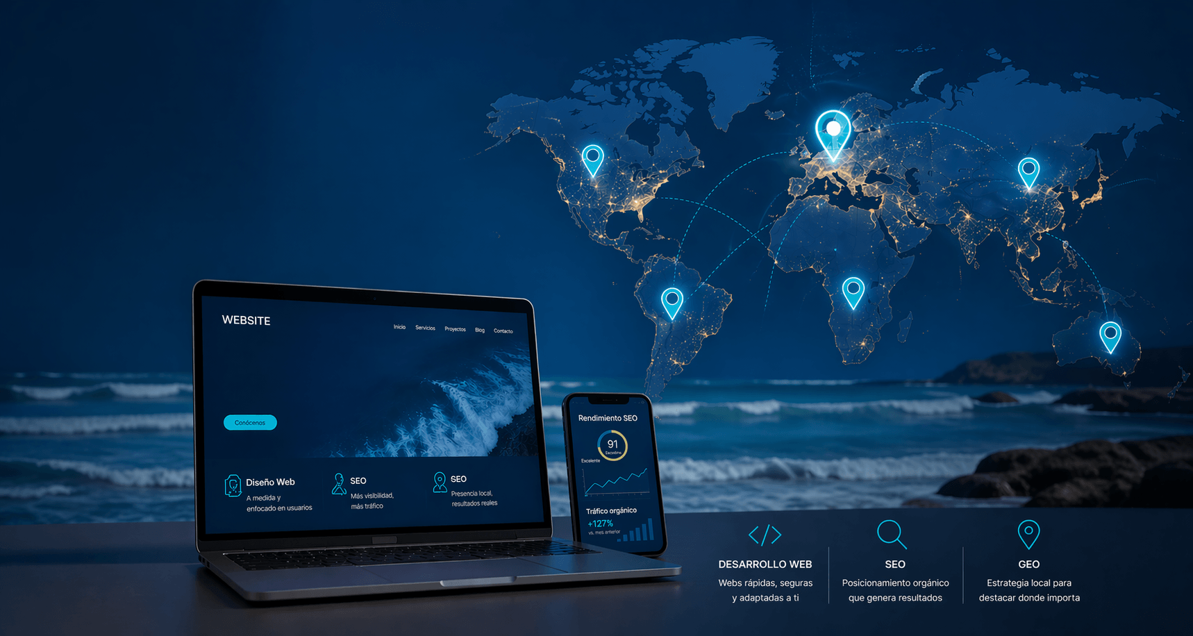 Desarrollo web, SEO y GEO INNOCEAN SPAIN